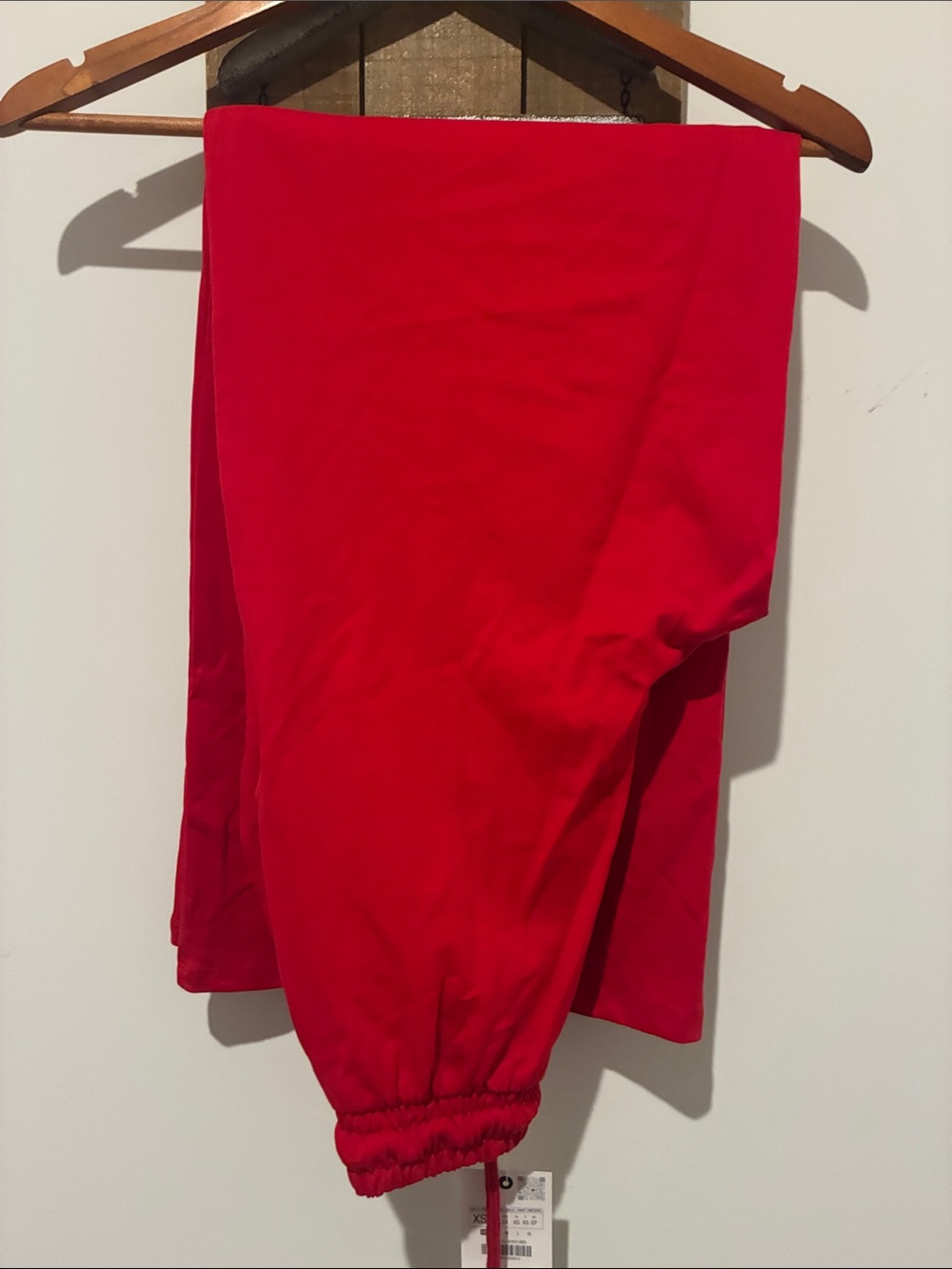 Zara Bright Red Jogger Pants